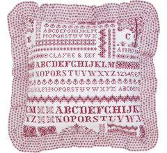 Clayre & Eef - Kussenhoes - 40x40 - Rood - Katoen