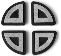 Capi - Pot Pads - Potvoetjes - vloerbeschermer - Voor Vierkant En Ronde Potten - 4 Setjes