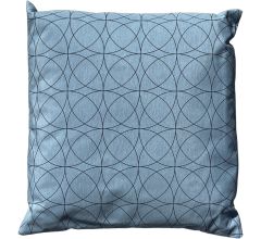 Buiten sierkussen all weather circle grijs - 45 x 45 x 10 cm