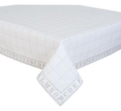 Clayre & Eef - Tafelkleed - Letters - 150x150 cm - Katoen