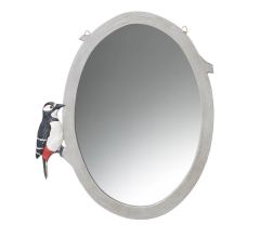 Spiegel Wandspiegel 29 x 3.5 x 34 cm - Vogel Specht
