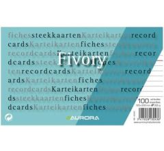 Systeemkaarten 125x200mm Lijn Rode Koplijn