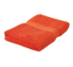 Arowell Badhanddoek Badlaken 140 x 70 cm - 500 Gram - Oranje - 5 stuks