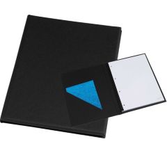 Rillstab Schrijfmap Incl. Gelinieerd A4 Slimbloc Porto Zwart