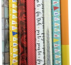 Every Day mix cadeaupapier - Assortiment inpakpapier - 3 meter x 70 cm - 5 rollen