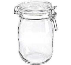 Weckpot - Voorraadpot - Transparant - 1 Liter - 1 stuks