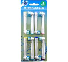 Opzetborstels - 8 Stuks - Geschikt voor Oral-B Tandenborstels
