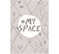 Stapelgoed - Poster - My Space - Beige - 70x50cm