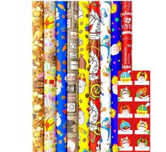 Sinterklaas Cadeaupapier - Assortiment Sinterklaaspapier Inpakpapier - 300 x 70 cm - 14 rollen