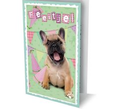 Studio Pets - 6 Dubbele Uitnodigingen Met Envelop – Ik Geef Een Feest !