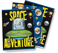 Emoji - Space Monkey - A5 schrift - BTS 21-22 - 3 Pak