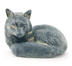 Beeld  Vos - Cement- 17 x 12 x 11 cm