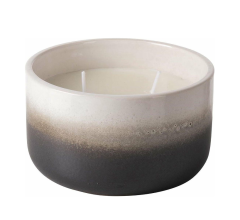 Gusta Kaars in keramische schaal 12x12x6.5 cm