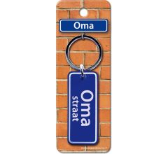 Straatnaam Sleutelhanger - Oma