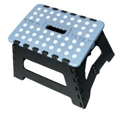 Opstapkruk  - Opstapje - Kruk - Inklapbaar - Draagkracht 150 kg - 31x22x22cm - Zwart