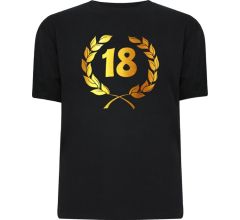 Gouden Krans T-Shirt - 18 jaar (maat xl)