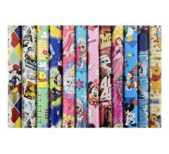 Disney assortiment cadeaupapier inpakpapier voor kinderen - 200 x 70 cm - 5 stuks