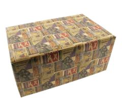 World of Travel Vintage Cadeaupapier Inpakpapier- Kraft - 200 x 70 cm - 5 Rollen