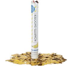 Confetti Kanon XL  40 cm - Bananen - metallic confetti shooter - party popper - 3 Stuks