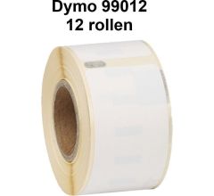 Dymo 99012 compatible labels, 89 x 36 mm - wit - 12 rollen