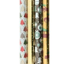 Christmasworld Cadeaupapier - Metallic kerstpapier inpakpapier voor kerst K435 - 10 meter x 70 cm 3