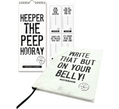 Make That The Cat Wise Verjaardagskalender + A5 Gelinieerd Notebook - 96 Pagina's