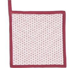 Clayre & Eef Katoenen Pannenlap rood - DOT45R