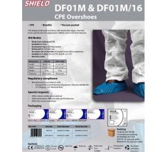 overschoenen - Shield DF01/16 - Blauw - 100 Stuks