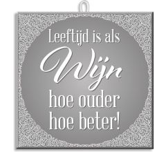 Paperdreams Slogan Tegel - Wijn