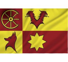 Vlag nieuwkoop nieuwkoopse Bootvlag Gemeente Nieuwkoop - 20 x 30 cm