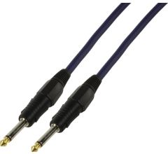 Jack mono 6.35mm &gt; Jack mono 6.35mm - 10mtr