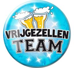 Paperdreams - Button - Vrijgezellenteam - Man - Groot