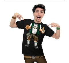 Benza T-Shirt - Baby Bayer - Leuk, Grappig, Mooi, Funny - Zwart, Man, Maat L