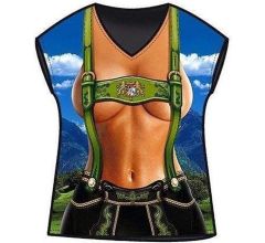 Benza T-Shirt - Sexy Alpen Girl - Sexy, Leuke, Grappige, Mooie - One size - Vrouw