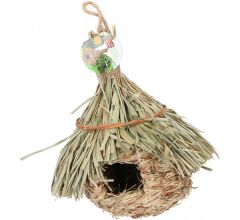 Lifetime Garden - vogelnest stro Ø23x31cm - Lichtbruin,Groen