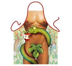 Slang Adam - Sexy Grappig Leuk Schort Keukenschort