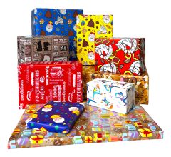 Sinterklaaspapier Inpakpapier Sinterklaas Cadeaupapier Assortiment - 300 x 70 cm - 7 rollen