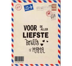 Post Deken - Sprei - Plaid - voor moeder - Moederdag - knuffeldeken - 200 x 150 cm