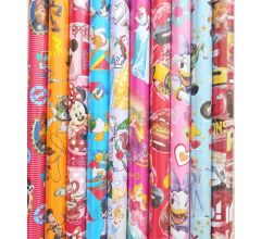 10 rollen Assortiment cadeaupapier Disney inpakpapier voor kinderen - 200 x 70 cm