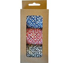 Bindtouw 3 stuks 3 kleuren 10 m