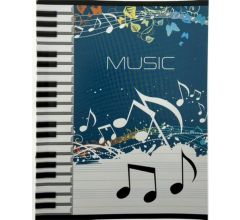 Muziekschriften Met Notenbalken - A5 - 3 Stuks