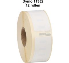 Dymo 11352 compatible labels - 54 × 25 mm - wit - 12 rollen