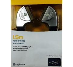 Hi-End SCART kabel 21-pen - 24k verguld-1.50 meter