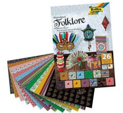 Folia Motiefpapier Hobby Creatief - Folklore - 26 vel - 24 x 34 cm