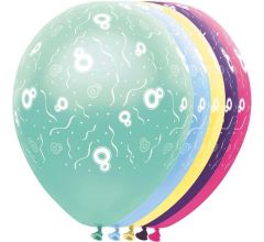 8 jaar feestballonnen - ballon - leeftijd - 5 stuks