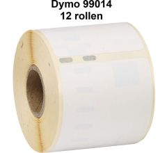 Dymo 99014 compatible labels - 101 × 54 mm - wit - 12 rollen