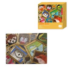 Kikkerland Fresh Artist puzzel Zany Zoo 1000 stukjes 50 x 68 cm