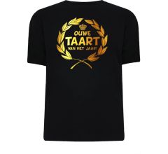 Gouden Krans T-Shirt - Ouwe Taart van het jaar (maat xl)