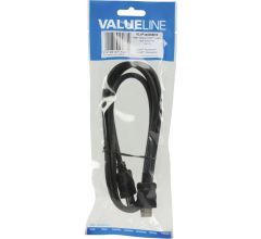 High Speed HDMI kabel met ethernet HDMI connector - HDMI connector 1,00 m zwart