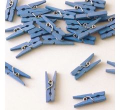 Folat - Mini Wasknijpers Babyblauw